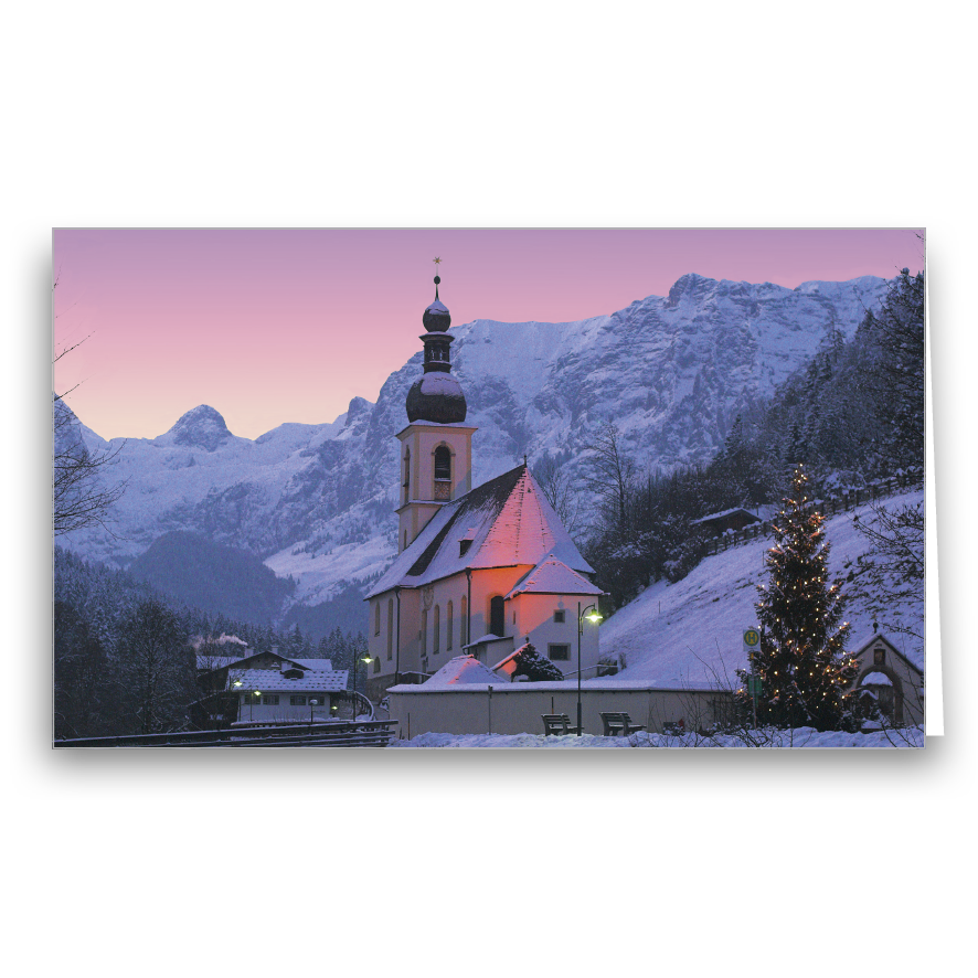 Advents- / Weihnachtskarte Weihnachten in Ramsau (D)